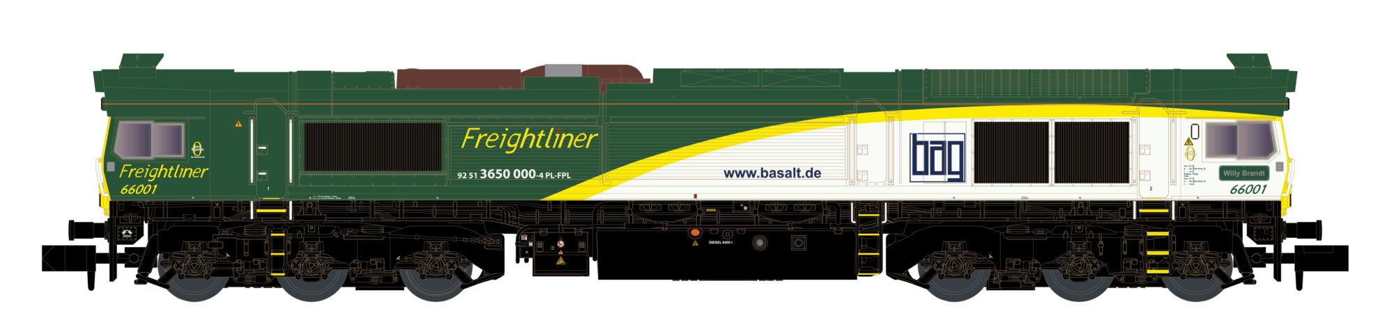 Kato 10834S Diesellok Class 77 Freightliner, Ep.VI, Sound